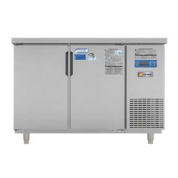 Tủ Bàn Mát Quạt Gió Unibar 2 Cánh Mở Inox 1200X600X850 UB-2MI1260